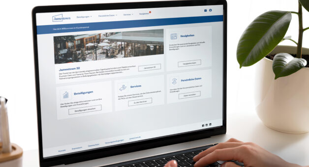 Das neue Kundenportal von Jamestown: einfach, intuitiv und sicher