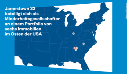 Auf Wachstumskurs: Jamestown übernimmt Asset-Manager North American Properties Atlanta und beteiligt sich mit Jamestown 32-Fonds an einem Portfolio von sechs Objekten